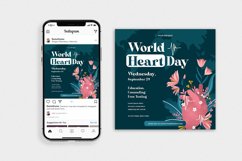 World Heart Day Vol. 1 - Flyer, Poster &amp; Instagram Post AS Product Image 4