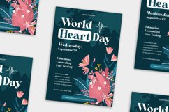 World Heart Day Vol. 1 - Flyer, Poster &amp; Instagram Post AS Product Image 3