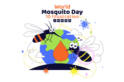 10 World Mosquito Day Illustration Product Image 1