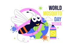 10 World Mosquito Day Illustration Product Image 4