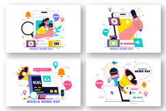 10 World News Day Illustration Product Image 3