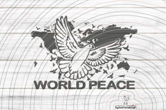 World Peace Cutting file SVG DXF Product Image 1