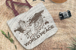 World Peace Cutting file SVG DXF Product Image 6