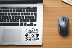 World’s Best Dog Mom SVG File | Dog Sticker | Dog SVG Product Image 2
