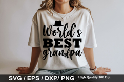 World s best grandpa - Grandpa SVG Design Product Image 1