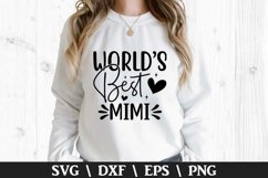 World’s Best Mimi - Mother's Day Design Product Image 1