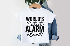 World's Cutest Alarm Clock SVG | Baby SVG | Newborn SVG Product Image 3