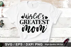 Mother's Day SVG Design - Mother's Day T-shirt Design Product Image 5