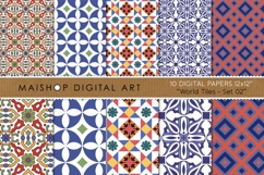 World Tiles Vibrant Geometric Patterns Product Image 1
