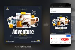 World travel and tours adventure holiday social media post Product Image 2