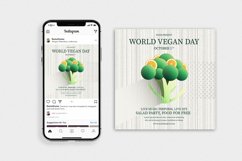 World Vegan Day Vol. 1 - Flyer, Poster &amp; Instagram AS Product Image 2