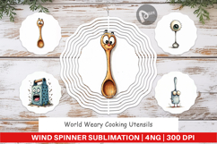 Weary Utensils Wind Spinner Product Image 1