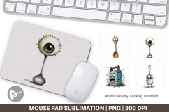 Weary Utensils Mouse Pad Product Image 1