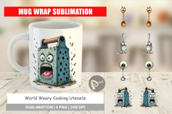 Weary Utensils Mug Wrap Product Image 1