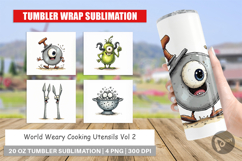 Weary Utensils Tumbler Product Image 1