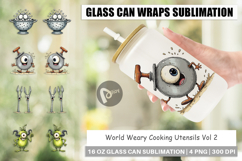 Weary Utensils Glass Can Product Image 1