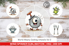 Weary Utensils Wind Spinner Product Image 1