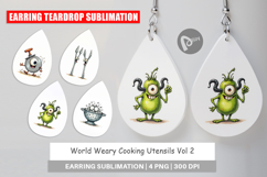 Weary Utensils Earring Product Image 1