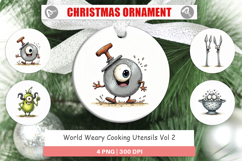 Weary Utensils Ornament Product Image 1