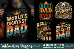 Dad sublimation PNG, Father 4 PNG, Father's day PNG Product Image 4