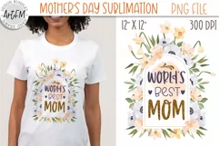 Mothers Day Glitter Sublimation