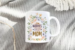 Mothers Day Glitter Sublimation