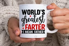 Worlds greatest farter i mean SVG, Father's Day SVG Design Product Image 1