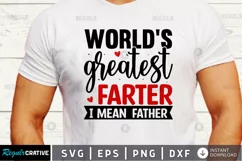 Worlds greatest farter i mean SVG, Father's Day SVG Design Product Image 2