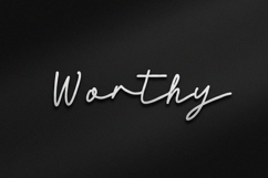 Worthy Monoline Signature Font Product Image 1