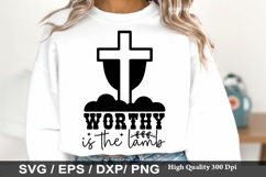 Christian Easter SVG Design - The Lord is my Shepherd i shal Product Image 6