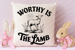 Worthy Is The Lamb SVG Design Product Image 4