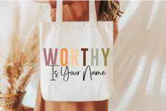 Worthy is Your Name SVG, Christian SVG, Religious SVG Product Image 3