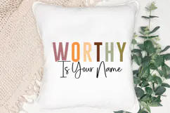Worthy is Your Name SVG, Christian SVG, Religious SVG Product Image 2