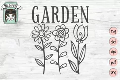Garden SVG Cut File, Gardening SVG, Flower Garden SVG File Product Image 3