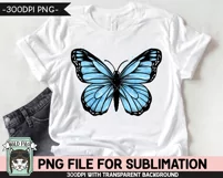 Monarch Butterfly Sublimation PNG, Diabetes PNG, Watercolor Product Image 2