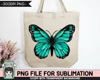 Monarch Butterfly Sublimation PNG, Ovarian Cancer, Anxiety Product Image 3