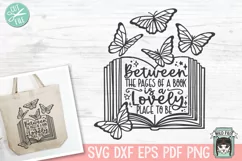 Book SVG, Butterflies SVG, Teacher Shirt SVG, Reading SVG Product Image 1