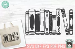 Books SVG, Reading SVG, School SVG, Teacher Shirt SVG Product Image 1