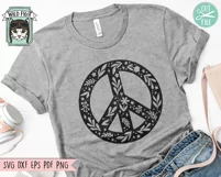 Peace Symbol SVG, Peace Sign SVG, Love SVG, World Peace SVG Product Image 2