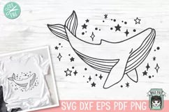 Whale SVG Cut File, Ocean Animals SVG, Sea Life SVG Product Image 1