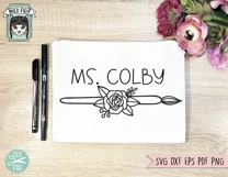 School Supplies SVG, Teacher Shirt SVG, Teacher Gift SVG Product Image 2