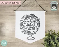 Teacher Gift SVG, Teacher Shirt SVG, Inspirational Quote SVG Product Image 2