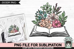 Book Lover SUBLIMATION PNG, Love to Read PNG, Reading PNG Product Image 1