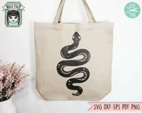 Snake SVG, Reptile SVG, Tattoo SVG, Animal SVG, Snake PNG Product Image 3