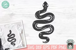 Snake SVG, Reptile SVG, Tattoo SVG, Animal SVG, Snake PNG Product Image 1