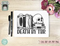 Books SVG, Skull SVG, Halloween SVG, Teacher SVG, Mystical Product Image 3