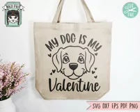 Dog Lover SVG, Valentines Day SVG, Puppy SVG, Love Dogs SVG Product Image 4