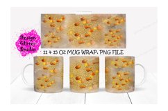Autumn Design Coffee Mug Template,Printable 11 oz. &amp; 15 oz. Product Image 1