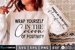 Wrap Yourself In The Cocoon Of SVG, Sleeve SVG Design Product Image 2