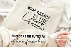 Wrap Yourself In The Cocoon Of SVG, Sleeve SVG Design Product Image 3